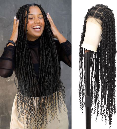 36 inches wig|knotless braid wig.